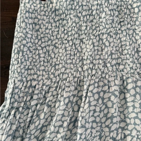 Abercrombie & Fitch Blue and White Maxi Skirt - Picture 3 of 4